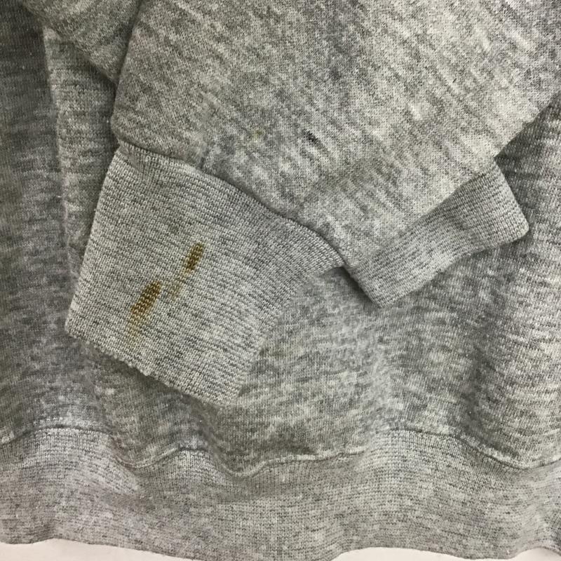 ヘインズ HANES トレーナー 長袖 長袖トレーナー スウェット クルーネック プルオーバー M 無地 灰 / グレー / gray メンズ USED 古着 中古 10161494