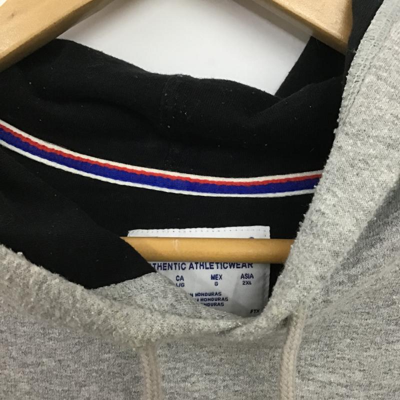 チャンピオン Champion パーカー 長袖 長袖パーカー プルオーバーパーカー スウェット L ロゴ、文字 灰 / グレー / gray メンズ USED 古着 中古 10161495