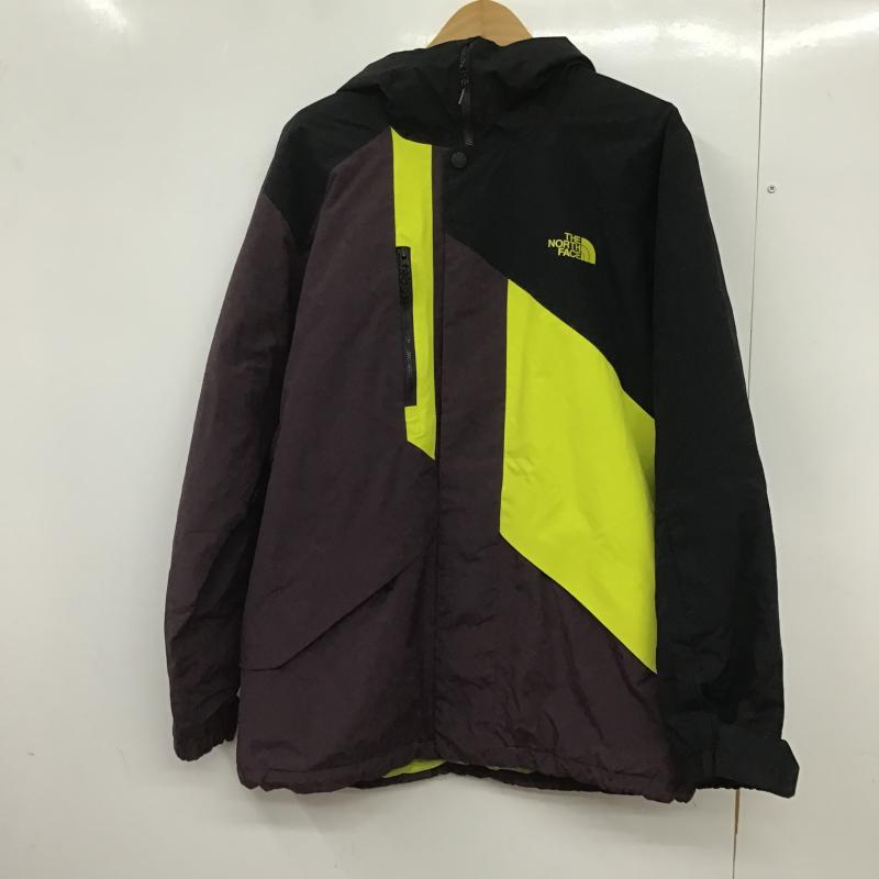 ザノースフェイス THE NORTH FACE ジャケット、上着 ジャンパー、ブルゾン ns61515 ダブスインサーレーテッド アウター XL ロゴ、文字 黒 / ブラック / black X 黄 / イエロー / yellow メンズ USED 古着 中古 10161496