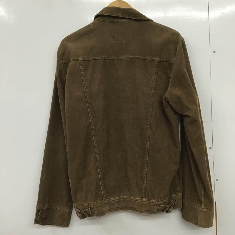 ラングラー Wrangler ジャケット、上着 ジャンパー、ブルゾン コーデュロイジャケット カジュアルジャケット アウター L ロゴ、文字 茶 / ブラウン / brown メンズ USED 古着 中古 10161499