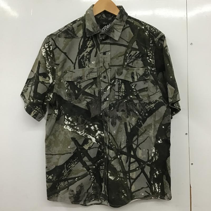 レフラー LEFLAH シャツ、ブラウス 半袖 半袖シャツ プリントシャツ ポケットシャツ L プリント マルチカラー / マルチカラー / multicolor メンズ USED 古着 中古 10161500