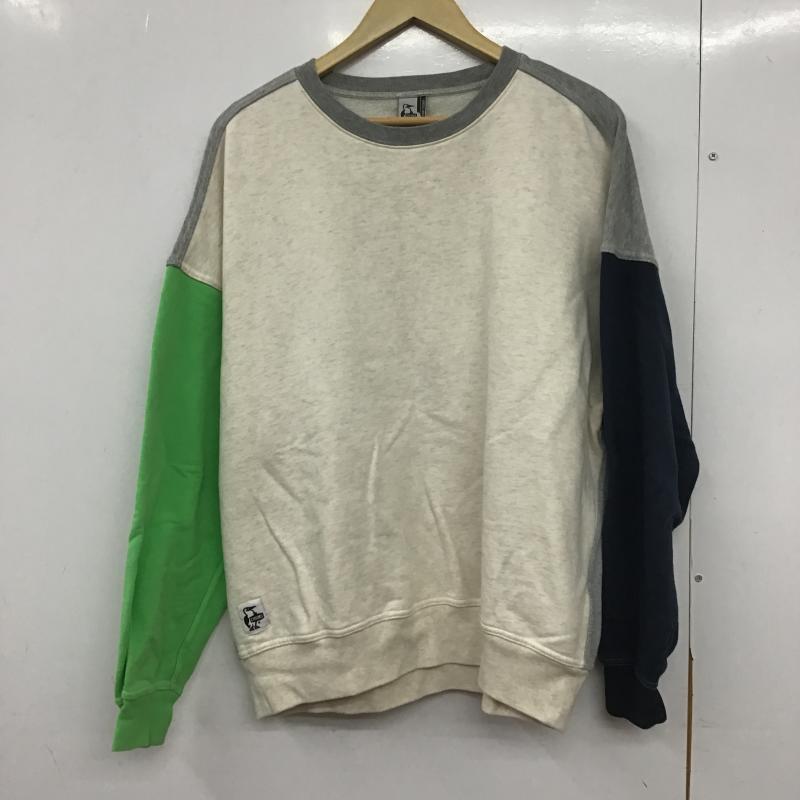 チャムス CHUMS トレーナー 長袖 長袖トレーナー スウェット クルーネック プルオーバー M 無地 マルチカラー / マルチカラー / multicolor メンズ USED 古着 中古 10161504