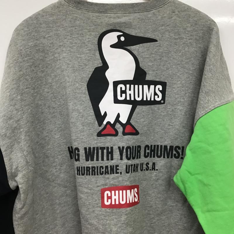 チャムス CHUMS トレーナー 長袖 長袖トレーナー スウェット クルーネック プルオーバー M 無地 マルチカラー / マルチカラー / multicolor メンズ USED 古着 中古 10161504