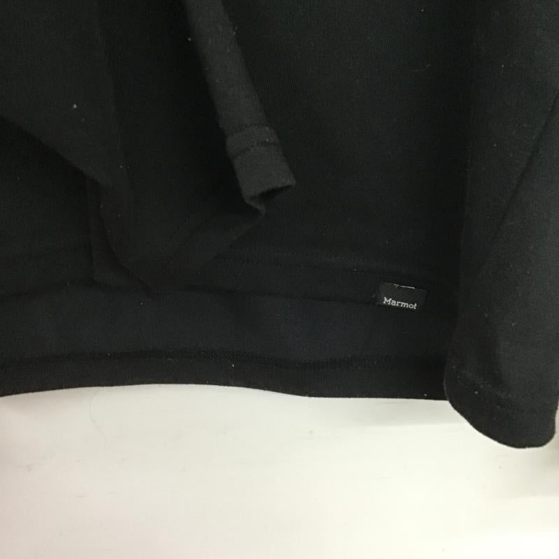 マーモット Marmot カットソー 長袖 長袖カットソー プリントカットソー クルーネック XL ロゴ、文字 黒 / ブラック / black メンズ USED 古着 中古 10161509