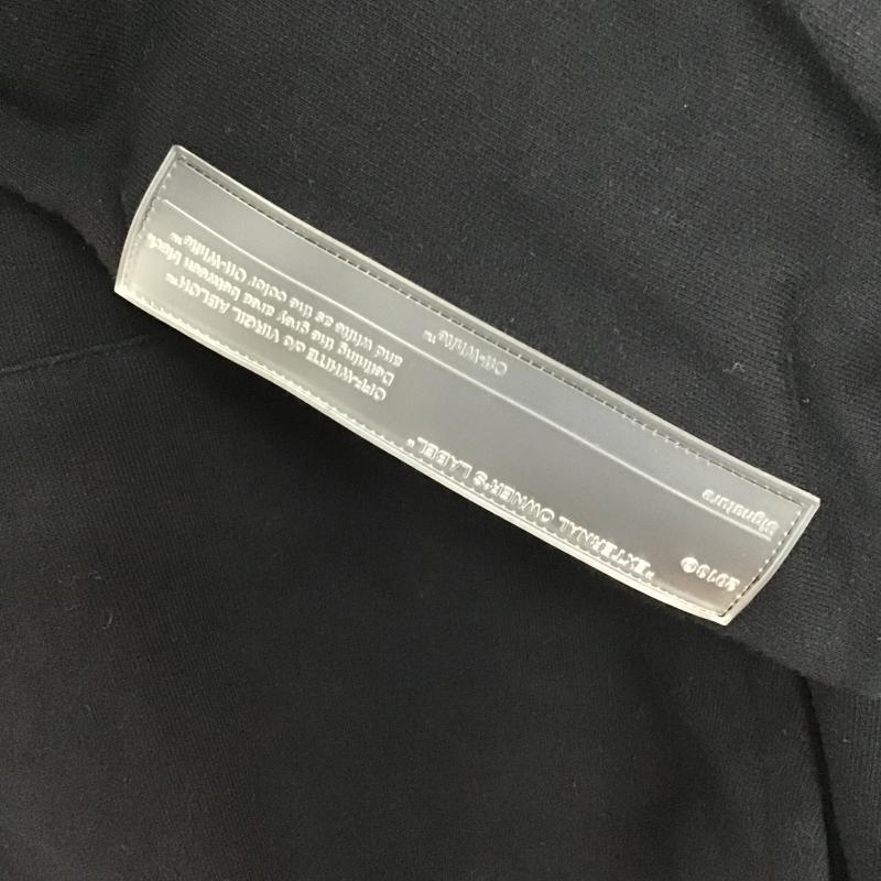 オフホワイト Off-White パーカー 長袖 長袖パーカー プルオーバーパーカー スウェット M ロゴ、文字 黒 / ブラック / black メンズ USED 古着 中古 10161510