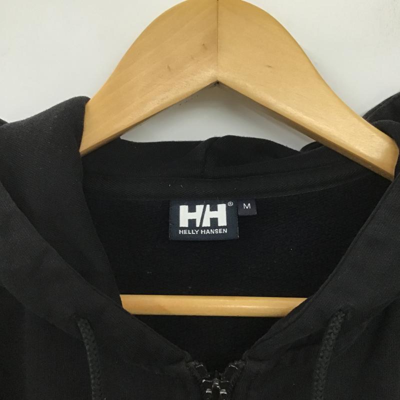 ヘリーハンセン HELLY HANSEN パーカー 長袖 ジップアップパーカー 長袖パーカー カジュアルジャケット M ロゴ、文字 ダークグレー / ダークグレー / メンズ USED 古着 中古 10161511