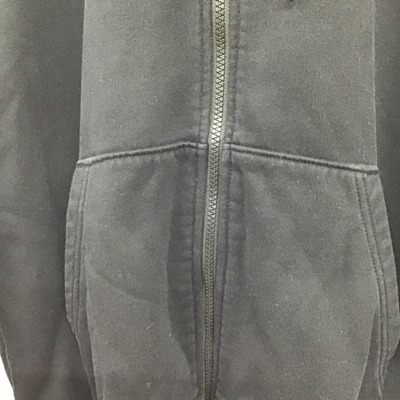 ヘリーハンセン HELLY HANSEN パーカー 長袖 ジップアップパーカー 長袖パーカー カジュアルジャケット M ロゴ、文字 ダークグレー / ダークグレー / メンズ USED 古着 中古 10161511