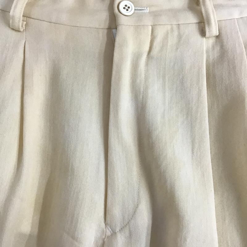 コムデギャルソン COMME des GARCONS パンツ ワークパンツ、ペインターパンツ ワイドパンツ カジュアルパンツ ワークパンツ スラックスパンツ M 無地 アイボリー / アイボリー / メンズ USED 古着 中古 10161517