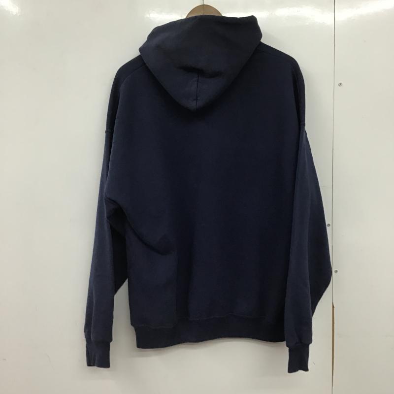 チャンピオン Champion パーカー 長袖 長袖パーカー プルオーバーパーカー スウェット XL ロゴ、文字 紺 / ネイビー / navy メンズ USED 古着 中古 10161518