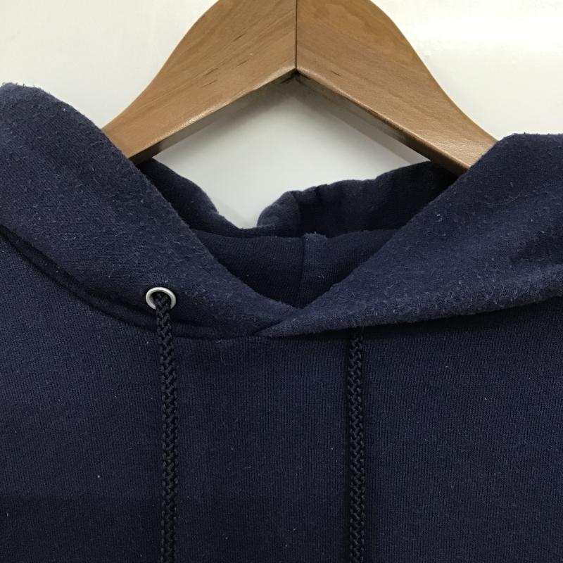 チャンピオン Champion パーカー 長袖 長袖パーカー プルオーバーパーカー スウェット XL ロゴ、文字 紺 / ネイビー / navy メンズ USED 古着 中古 10161518