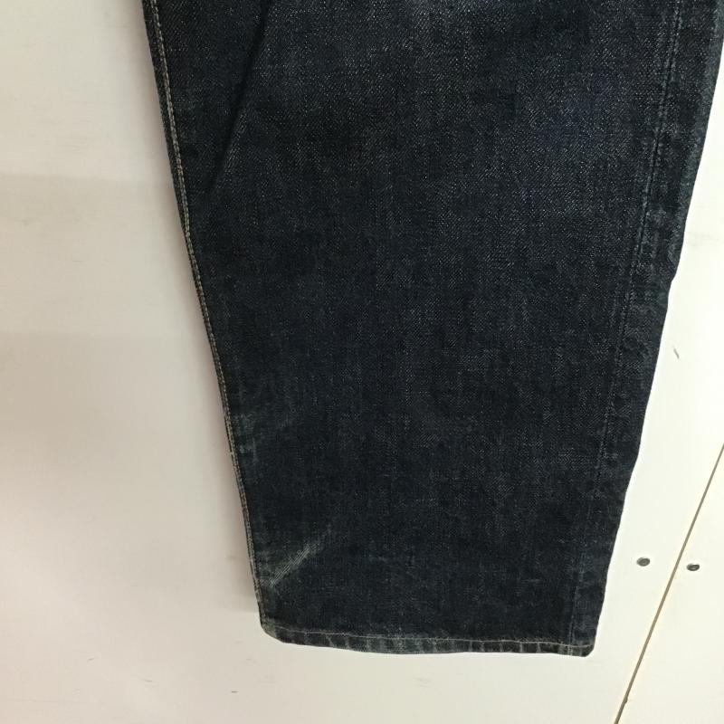 エヴィス EVISU パンツ デニム、ジーンズ デニムパンツ ワイドパンツ カジュアルパンツ 30インチ プリント インディゴ / インディゴ / Indigo メンズ USED 古着 中古 10161524
