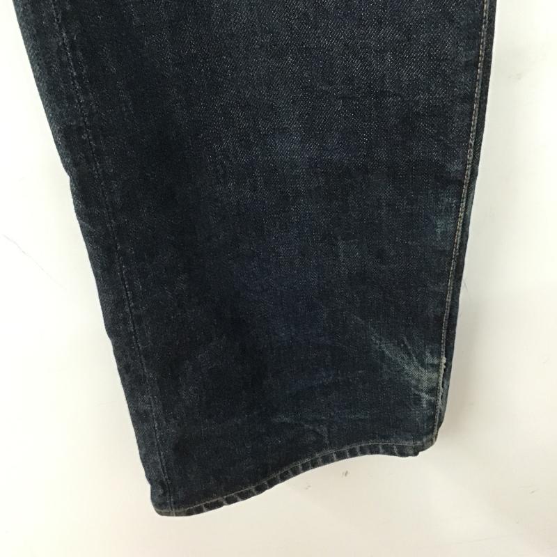 エヴィス EVISU パンツ デニム、ジーンズ デニムパンツ ワイドパンツ カジュアルパンツ 30インチ プリント インディゴ / インディゴ / Indigo メンズ USED 古着 中古 10161524