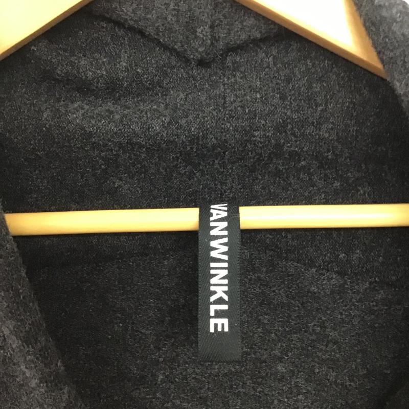 リップヴァンウィンクル ripvanwinkle カーディガン 長袖 rb-240 ソリッドニットカーディガン 4 無地 ダークグレー / ダークグレー / メンズ USED 古着 中古 10161527