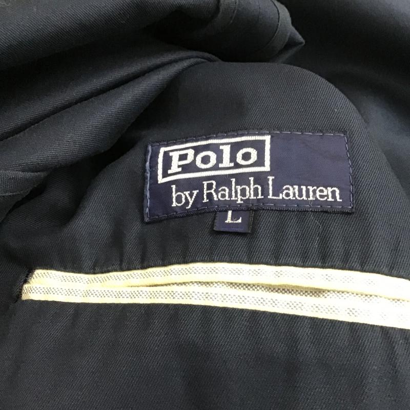 ポロバイラルフローレン Polo by RALPH LAUREN ジャケット、上着 ジャケット、ブレザー カジュアルジャケット アウター カラージャケット L 無地 紺 / ネイビー / navy メンズ USED 古着 中古 10161529