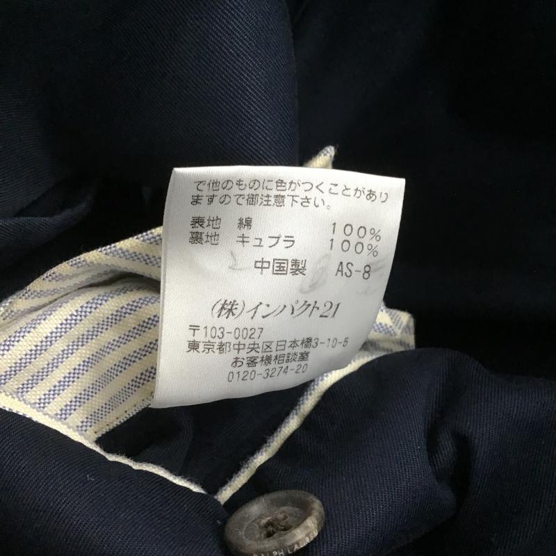 ポロバイラルフローレン Polo by RALPH LAUREN ジャケット、上着 ジャケット、ブレザー カジュアルジャケット アウター カラージャケット L 無地 紺 / ネイビー / navy メンズ USED 古着 中古 10161529