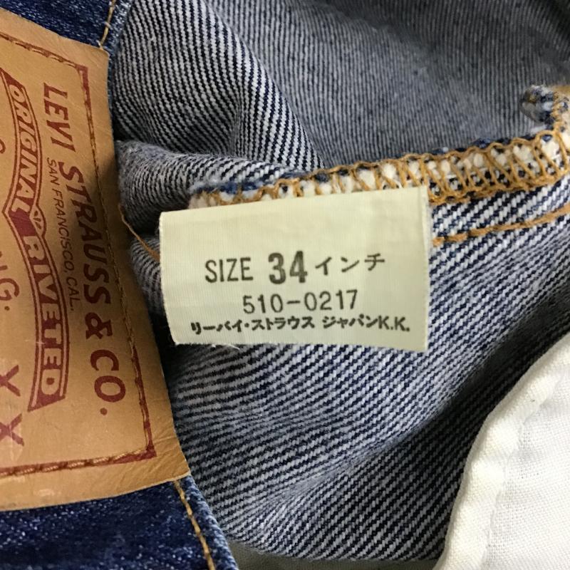 リーバイストラウスアンドコー Levi Strauss & co. パンツ デニム、ジーンズ デニムパンツ ワイドパンツ カジュアルパンツ 34 無地 インディゴ / インディゴ / Indigo メンズ USED 古着 中古 10161531