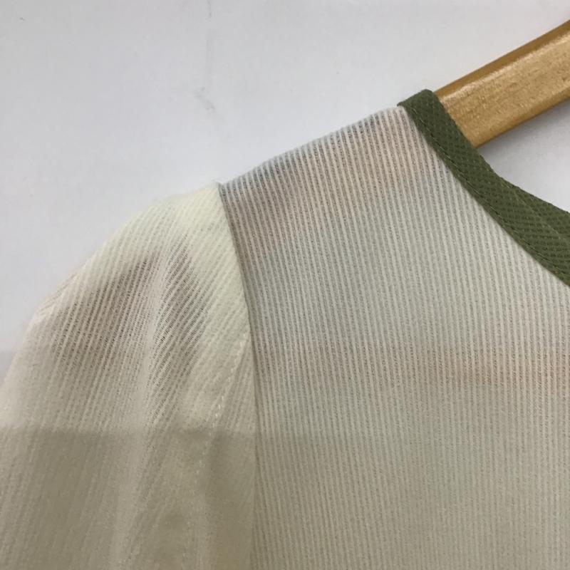 ダブルクローゼット w closet カットソー 半袖 FREE 無地 白 / ホワイト / white レディース USED 古着 中古 10161534