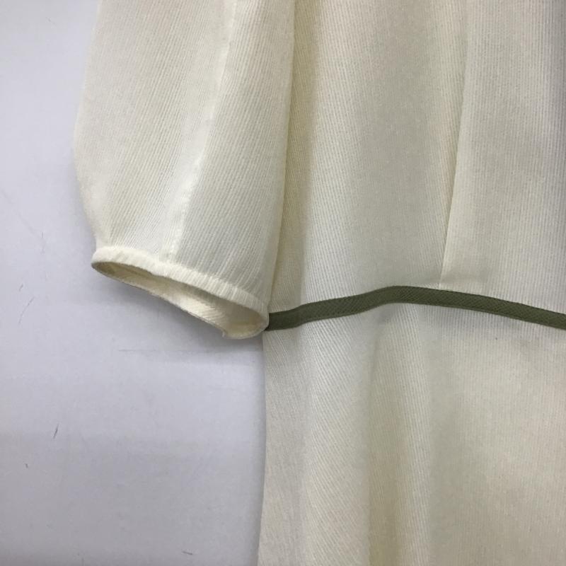 ダブルクローゼット w closet カットソー 半袖 FREE 無地 白 / ホワイト / white レディース USED 古着 中古 10161534