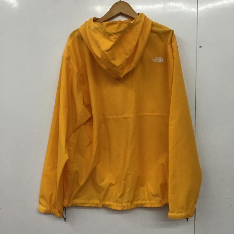 ザノースフェイス THE NORTH FACE ジャケット、上着 ジャンパー、ブルゾン ジップアップジャケット ナイロンジャケット アウター XL ロゴ、文字 橙 / オレンジ / orange メンズ USED 古着 中古 10161535