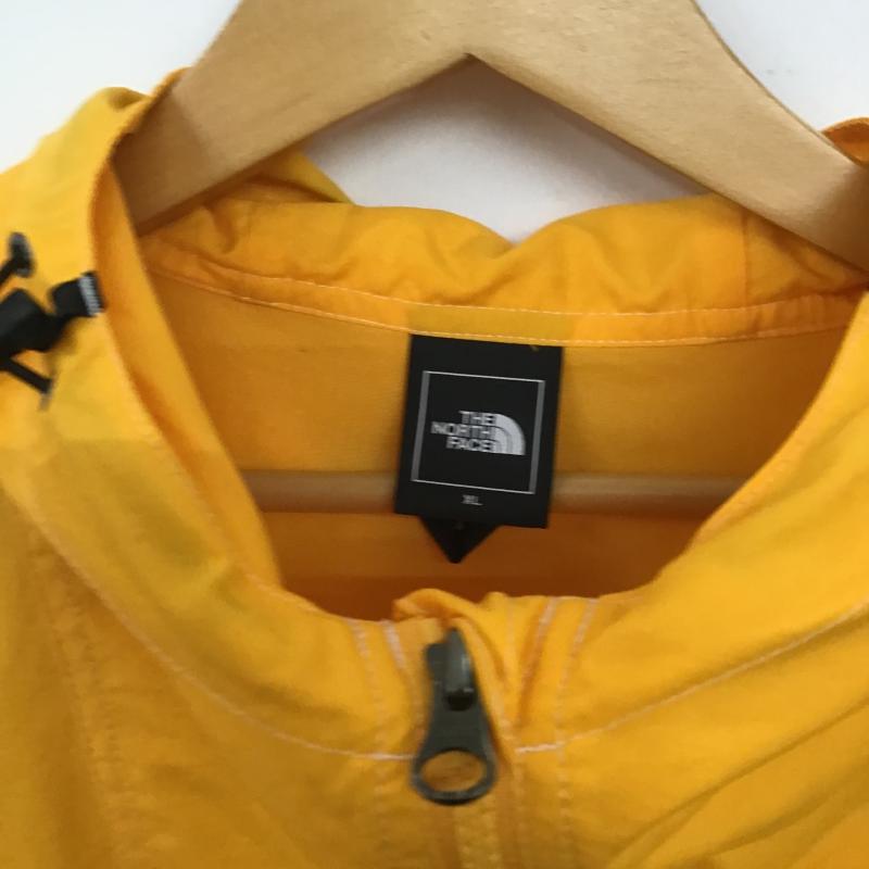 ザノースフェイス THE NORTH FACE ジャケット、上着 ジャンパー、ブルゾン ジップアップジャケット ナイロンジャケット アウター XL ロゴ、文字 橙 / オレンジ / orange メンズ USED 古着 中古 10161535