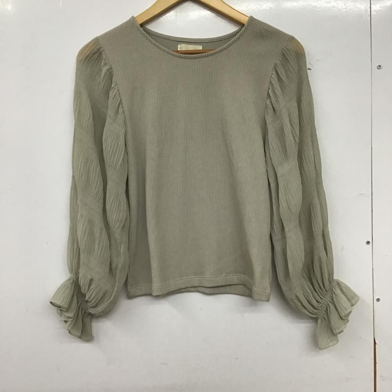 ビームス ハート BEAMS HEART カットソー 長袖 無地 ベージュ / ベージュ / beige レディース USED 古着 中古 10161536