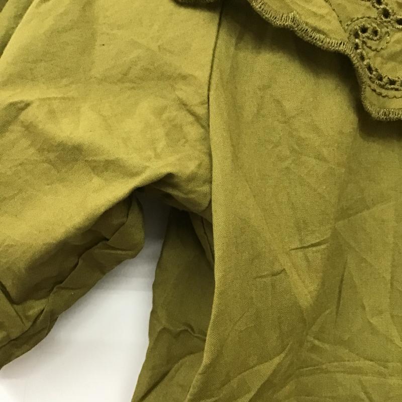 エヘカソポ ehka sopo シャツ、ブラウス 半袖 FREE 無地 カーキ / カーキ / khaki レディース USED 古着 中古 10161539