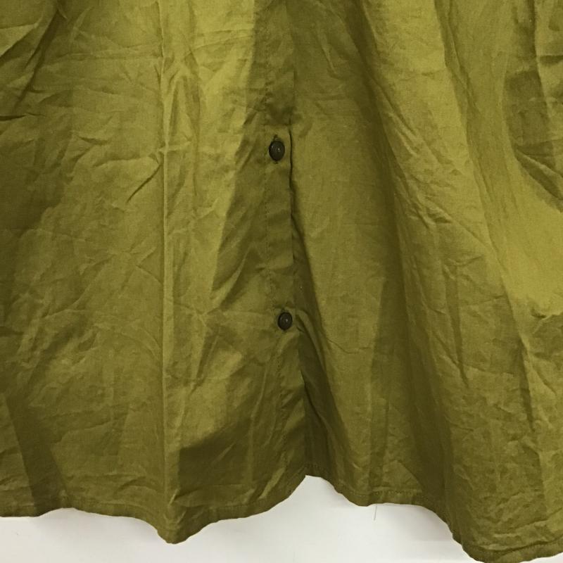 エヘカソポ ehka sopo シャツ、ブラウス 半袖 FREE 無地 カーキ / カーキ / khaki レディース USED 古着 中古 10161539