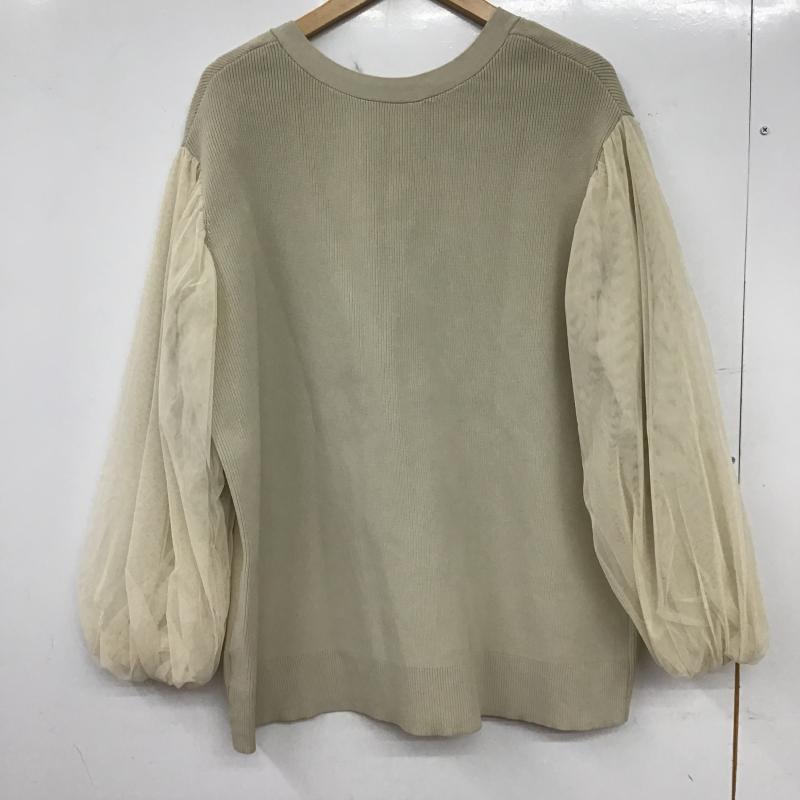 ミスティック mystic カーディガン 長袖 2 無地 ベージュ / ベージュ / beige レディース USED 古着 中古 10161540