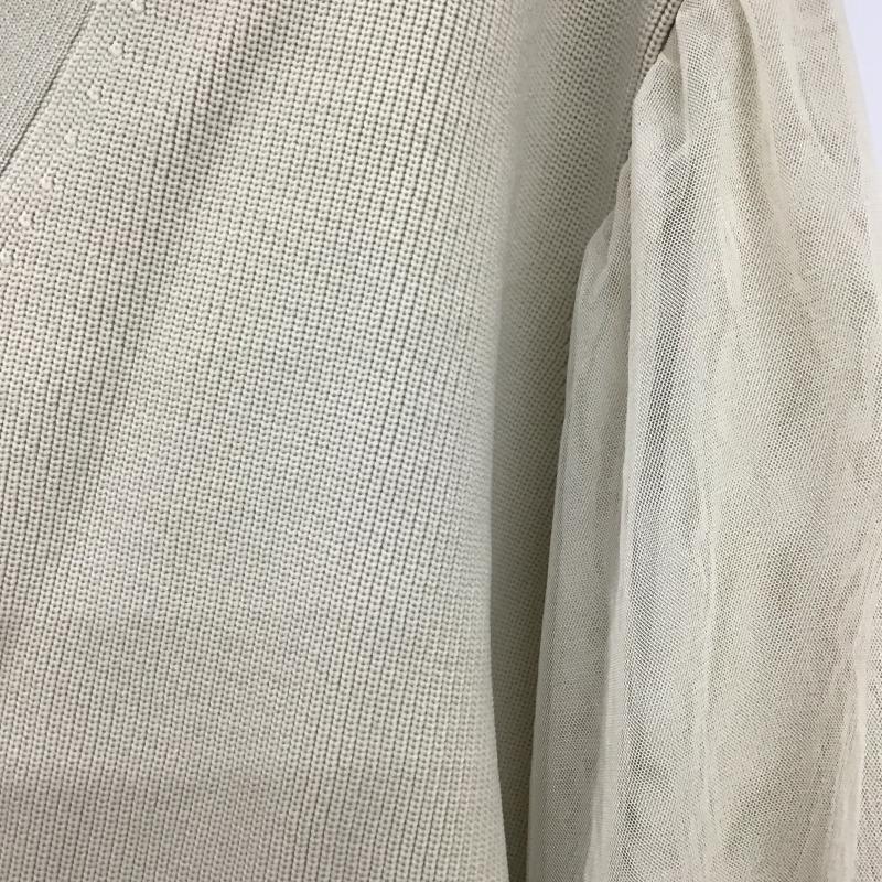 ミスティック mystic カーディガン 長袖 2 無地 ベージュ / ベージュ / beige レディース USED 古着 中古 10161540