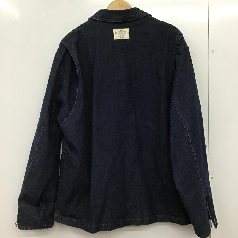 ヘンネスアンドモーリッツ H&M ジャケット、上着 ジャンパー、ブルゾン デニムジャケット Gジャン アウター カジュアルジャケット M ロゴ、文字 インディゴ / インディゴ / Indigo メンズ USED 古着 中古 10161541