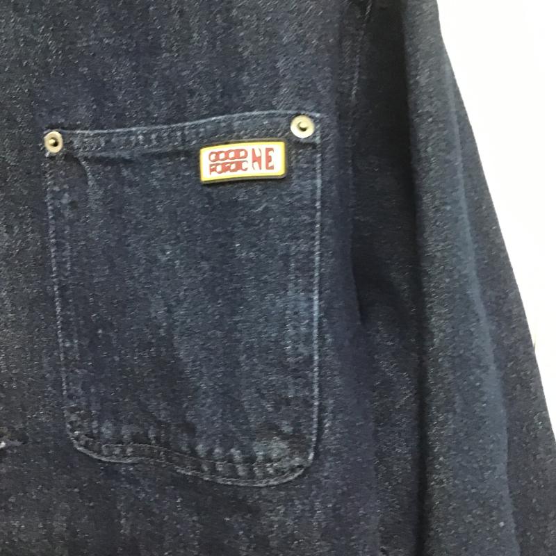 ヘンネスアンドモーリッツ H&M ジャケット、上着 ジャンパー、ブルゾン デニムジャケット Gジャン アウター カジュアルジャケット M ロゴ、文字 インディゴ / インディゴ / Indigo メンズ USED 古着 中古 10161541