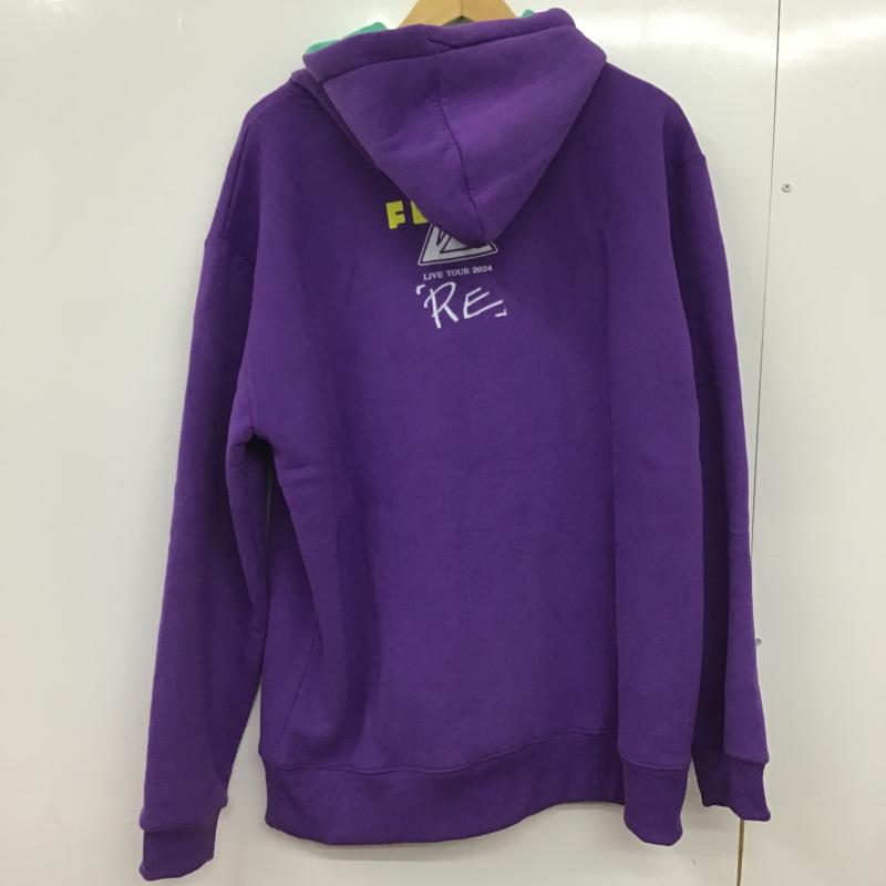古着 USED パーカー 長袖 長袖パーカー プルオーバー endrecheri ツアーパーカー FREE ロゴ、文字 紫 / パープル / purple メンズ USED 古着 中古 10161543