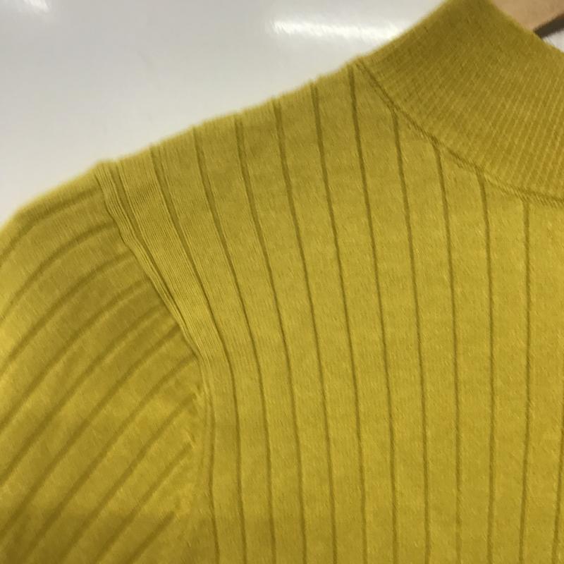 エヴリス EVRIS ニット、セーター 長袖 タグ付 FREE 無地 黄 / イエロー / yellow レディース USED 古着 中古 10161546