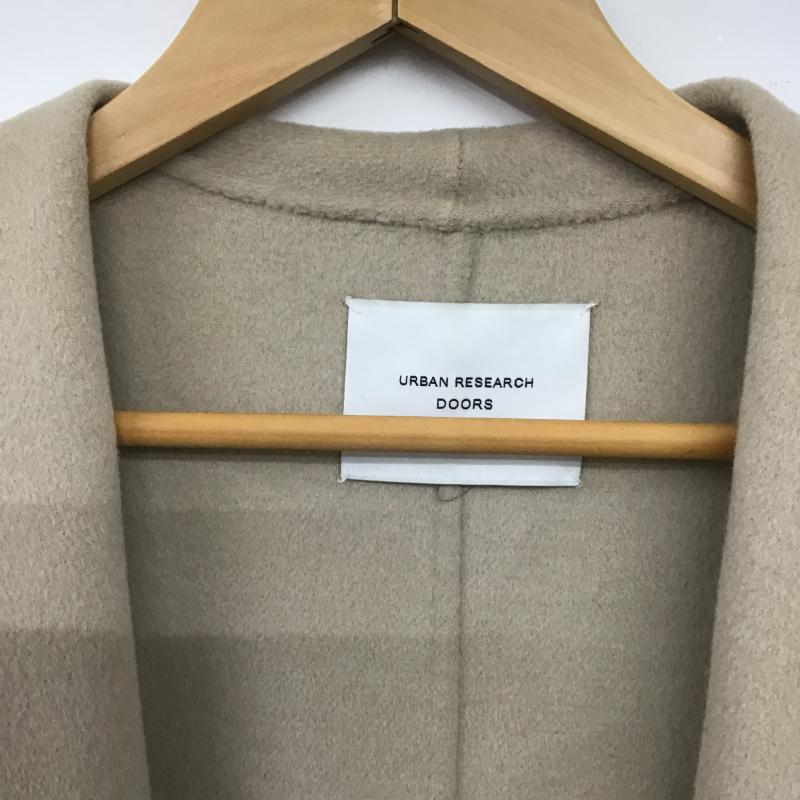 アーバンリサーチドアーズ URBAN RESEARCH DOORS コート コート一般 ロングコート カラージャケット アウター ONE SIZE 無地 ベージュ / ベージュ / beige レディース USED 古着 中古 10161547