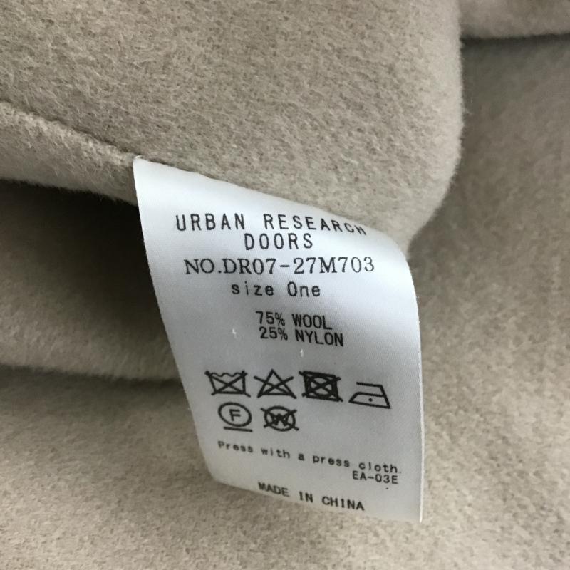 アーバンリサーチドアーズ URBAN RESEARCH DOORS コート コート一般 ロングコート カラージャケット アウター ONE SIZE 無地 ベージュ / ベージュ / beige レディース USED 古着 中古 10161547