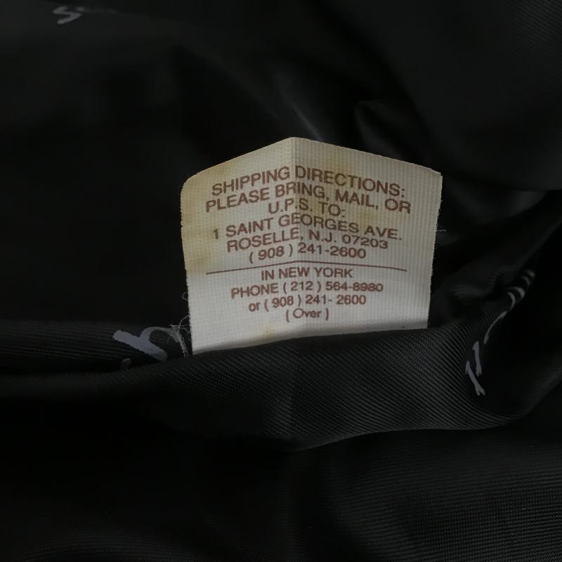 ショット schott ジャケット、上着 ジャンパー、ブルゾン レザージャケット ジップアップジャケット アウター 40 無地 黒 / ブラック / black メンズ USED 古着 中古 10161552