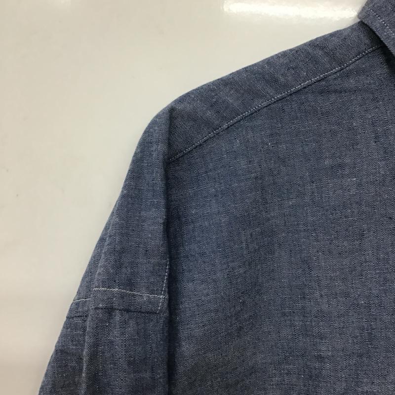 ラディアル RADIALL シャツ、ブラウス 長袖 長袖シャツ デニムシャツ XL ロゴ、文字 インディゴ / インディゴ / Indigo メンズ USED 古着 中古 10161556