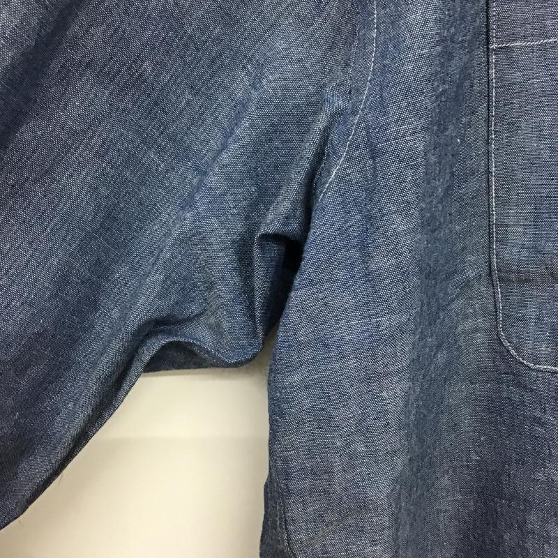 ラディアル RADIALL シャツ、ブラウス 長袖 長袖シャツ デニムシャツ XL ロゴ、文字 インディゴ / インディゴ / Indigo メンズ USED 古着 中古 10161556