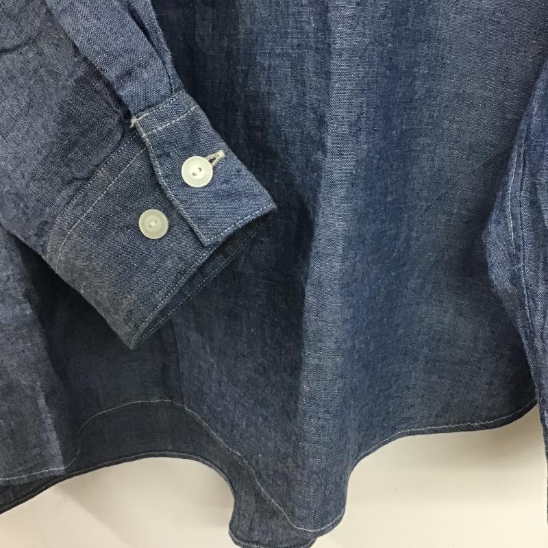 ラディアル RADIALL シャツ、ブラウス 長袖 長袖シャツ デニムシャツ XL ロゴ、文字 インディゴ / インディゴ / Indigo メンズ USED 古着 中古 10161556