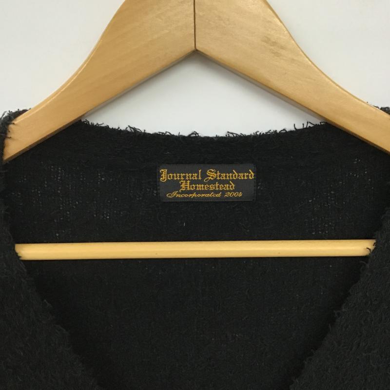 ジャーナルスタンダードホームステッド JOURNAL STANDARD J.S HOMESTEAD カットソー 長袖 長袖カットソー 無地カットソー Vネック L 無地 黒 / ブラック / black メンズ USED 古着 中古 10161557