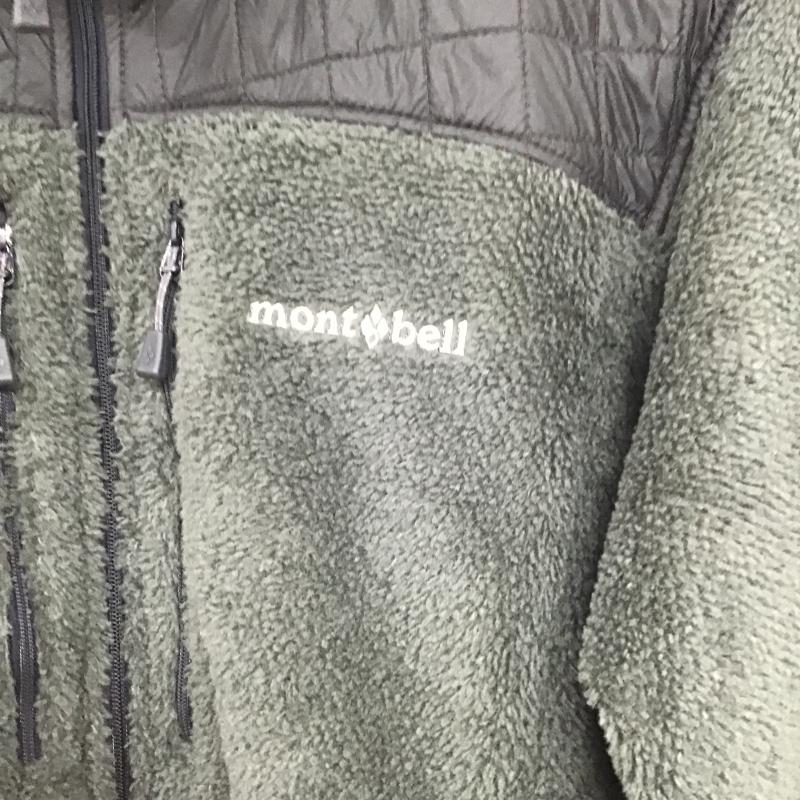 モンベル mont-bell ジャケット、上着 ジャンパー、ブルゾン ジップアップフリースジャケット アウター 長袖ジャケット XL ロゴ、文字 灰 / グレー / gray メンズ USED 古着 中古 10161560