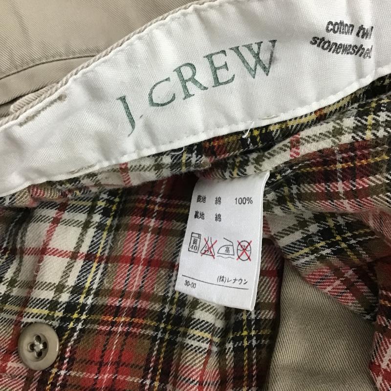 ジェイクルー J.CREW パンツ チノパン チノパン ワイドパンツ カジュアルパンツ 30インチ 無地 ベージュ / ベージュ / beige メンズ USED 古着 中古 10161562