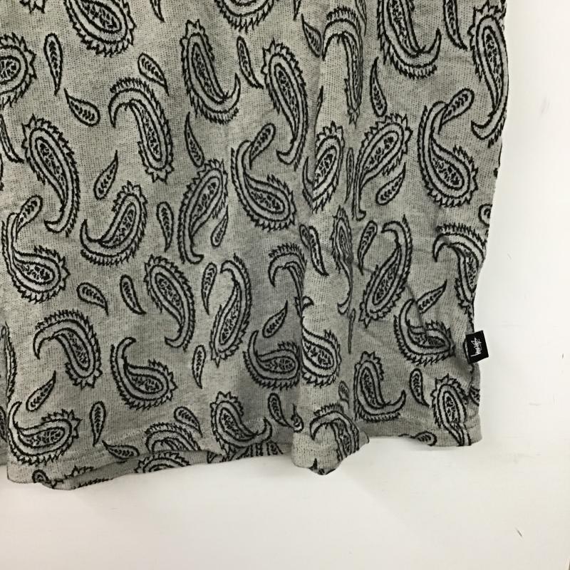 ステューシー STUSSY タンクトップ タンクトップ タンクトップ ノースリーブカットソー クルーネック M プリント 灰 / グレー / gray メンズ USED 古着 中古 10161568