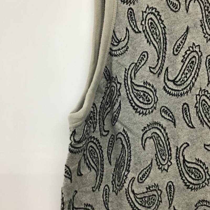 ステューシー STUSSY タンクトップ タンクトップ タンクトップ ノースリーブカットソー クルーネック M プリント 灰 / グレー / gray メンズ USED 古着 中古 10161568