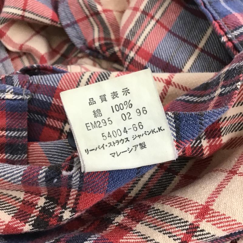 リーバイス Levi s シャツ、ブラウス 長袖 長袖シャツ チェックシャツ L チェック マルチカラー / マルチカラー / multicolor メンズ USED 古着 中古 10161569