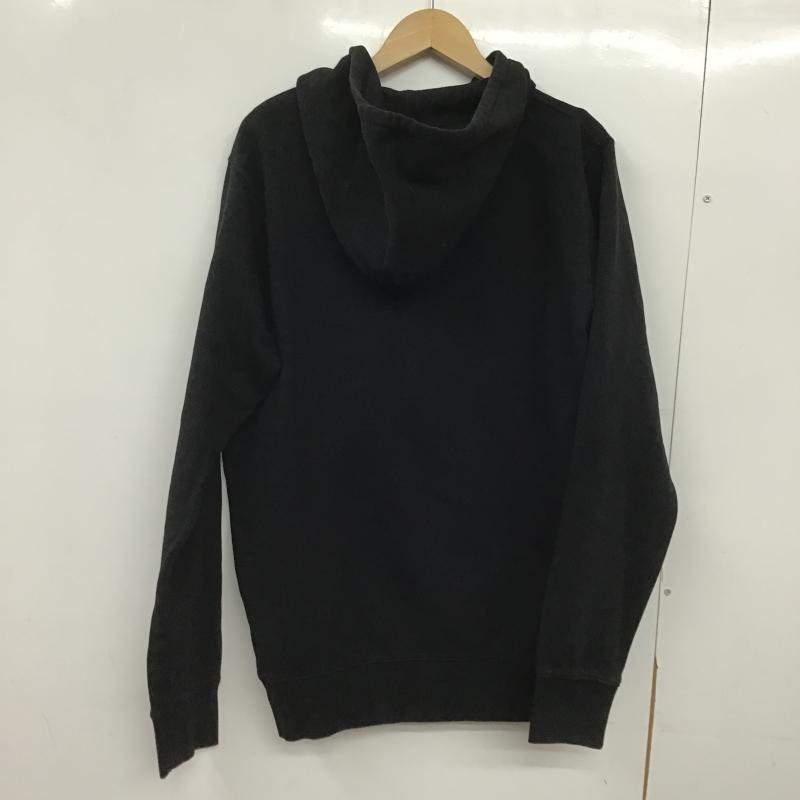 ディーゼル DIESEL パーカー 長袖 ジップアップパーカー 長袖パーカー カジュアルジャケット L ロゴ、文字 黒 / ブラック / black メンズ USED 古着 中古 10161571