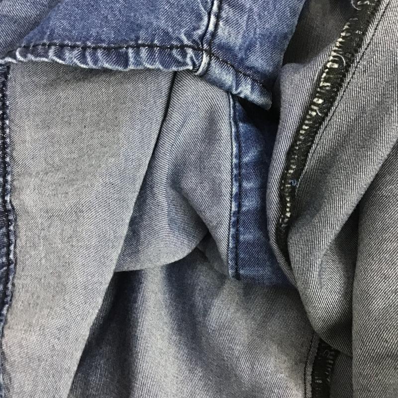 ディーゼル DIESEL シャツ、ブラウス 長袖 デニムシャツ 長袖シャツ L 無地 インディゴ / インディゴ / Indigo メンズ USED 古着 中古 10161572