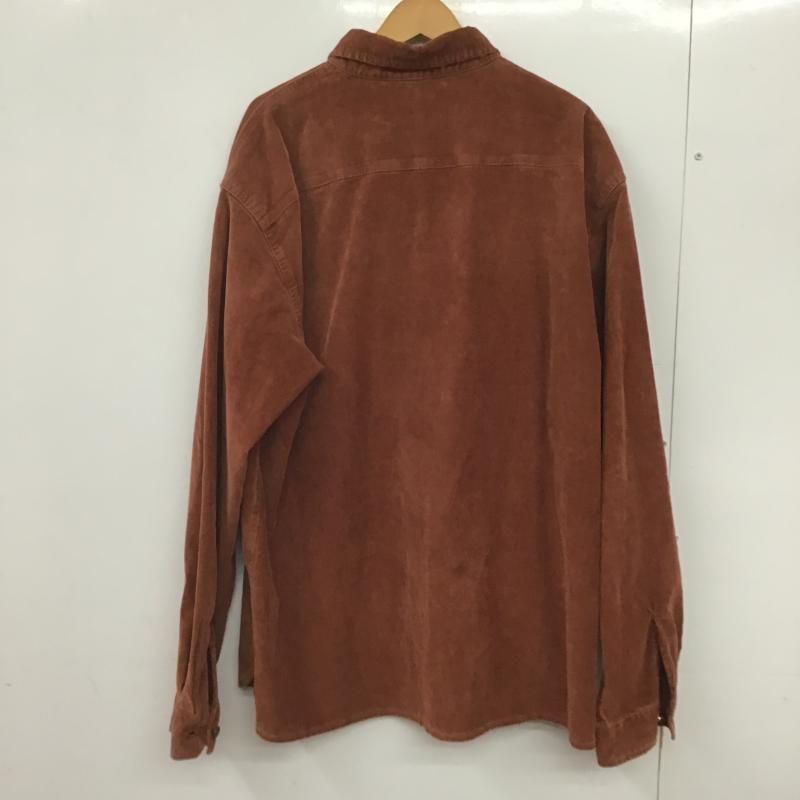 ディーゼル DIESEL シャツ、ブラウス 長袖 長袖シャツ コーデュロイシャツ カジュアルシャツ XL 無地 茶 / ブラウン / brown メンズ USED 古着 中古 10161573