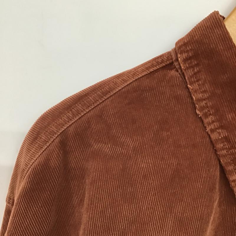 ディーゼル DIESEL シャツ、ブラウス 長袖 長袖シャツ コーデュロイシャツ カジュアルシャツ XL 無地 茶 / ブラウン / brown メンズ USED 古着 中古 10161573