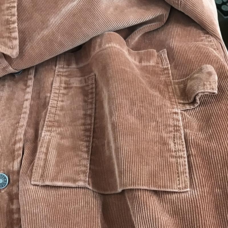 ディーゼル DIESEL シャツ、ブラウス 長袖 長袖シャツ コーデュロイシャツ カジュアルシャツ XL 無地 茶 / ブラウン / brown メンズ USED 古着 中古 10161573
